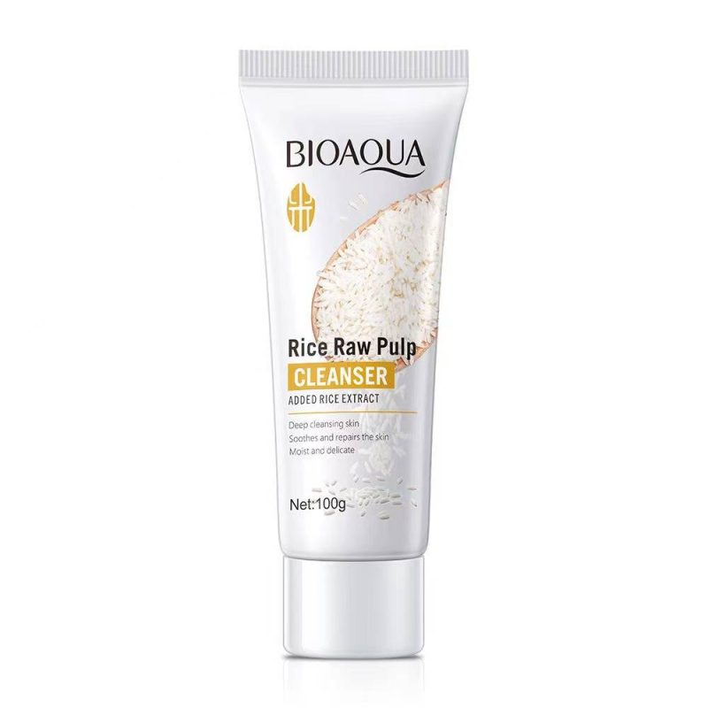 BIOAQUA RICE RAW PULP FACIAL CLEANSER