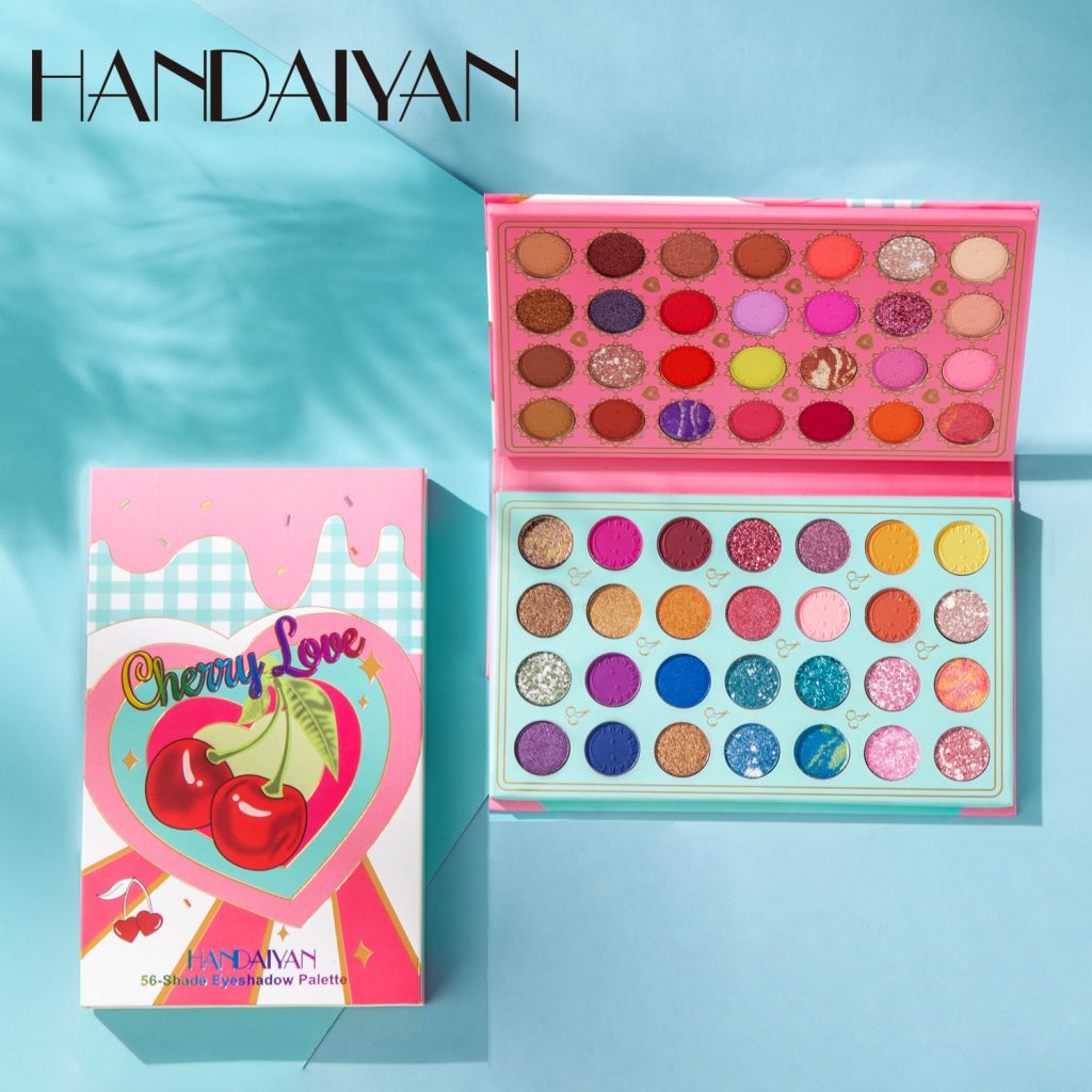 HANDAIYAN Cherry Love 56-Shade Eyeshadow Palette Cloud shop bd