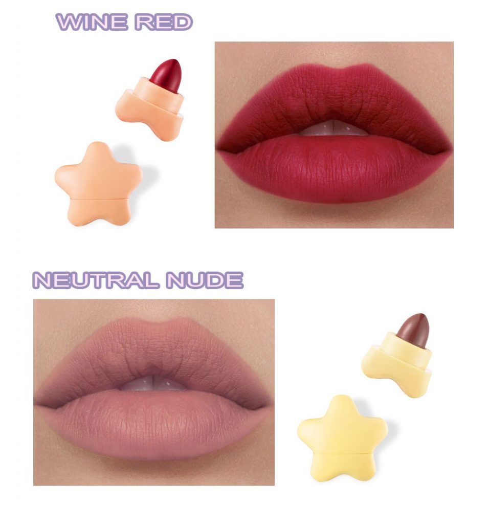 Handaiyan Mini Star Lipstick 6 Color Velvet Matte Lipgloss Set Cloud SHop BD 6971690680985