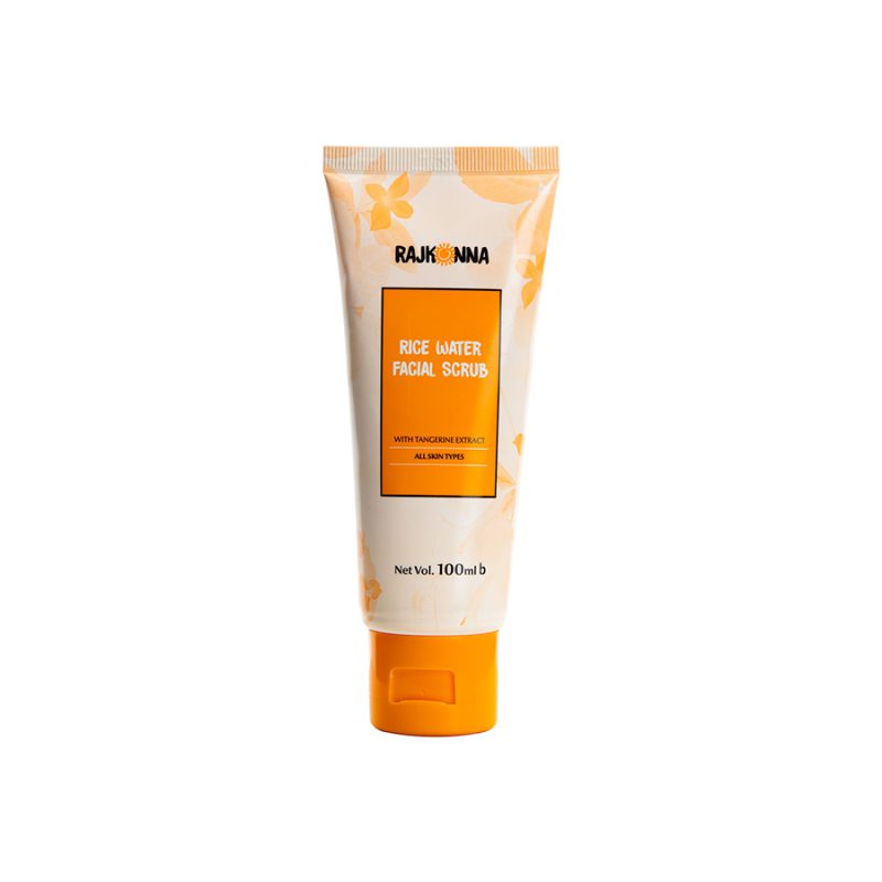 Rajkonna Rice Water Facial Scrub With Tangerine Extract 100ml Cloud Shop BD 8944000574562