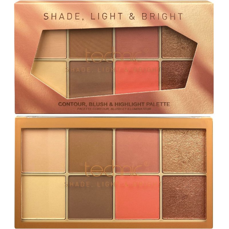 Technic Shade Light & Bright Contour Blush and Highlight Palette Cloud Shop BD