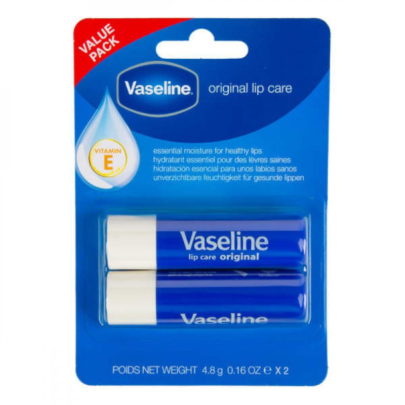 Buy Vaseline Lip Care Original Lip Balm (2 x 4.8gm) Online From