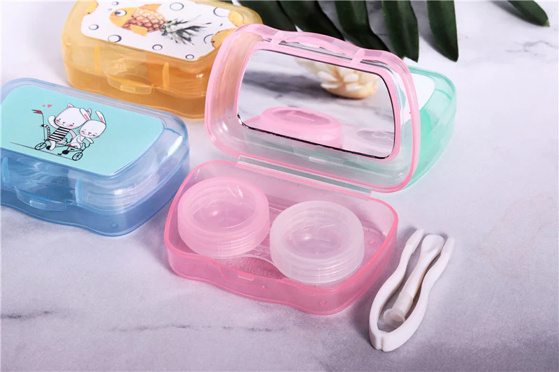 Cutest Color Contact Lens Case Kit Box Xiang Yu Cloud Shop BD