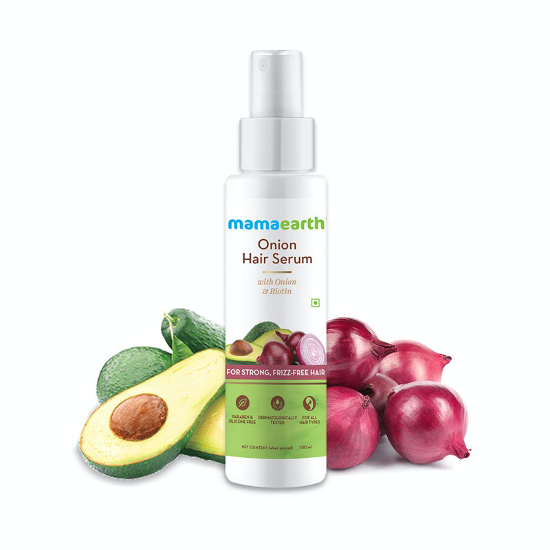 Buy Mama Earth Onion Hair Serum with Onion and Biotin - 100 ml Online From  