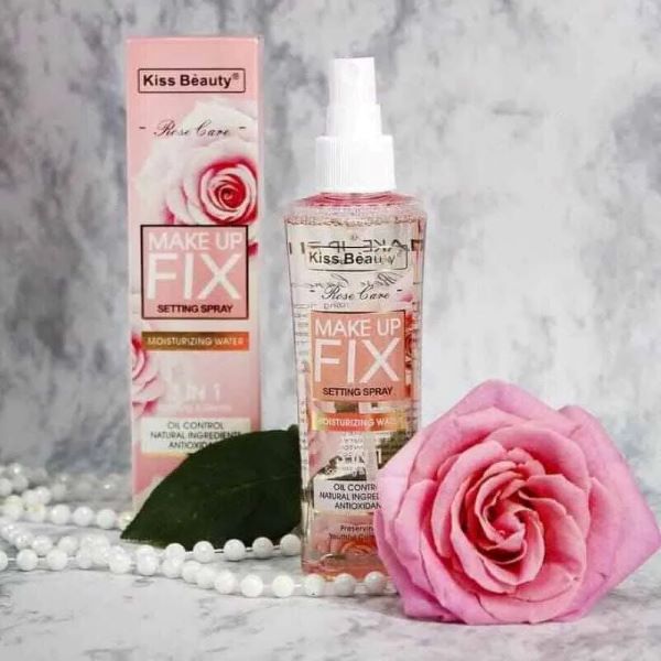 Kiss Beauty Rose Care 3 In 1 Makeup Fix