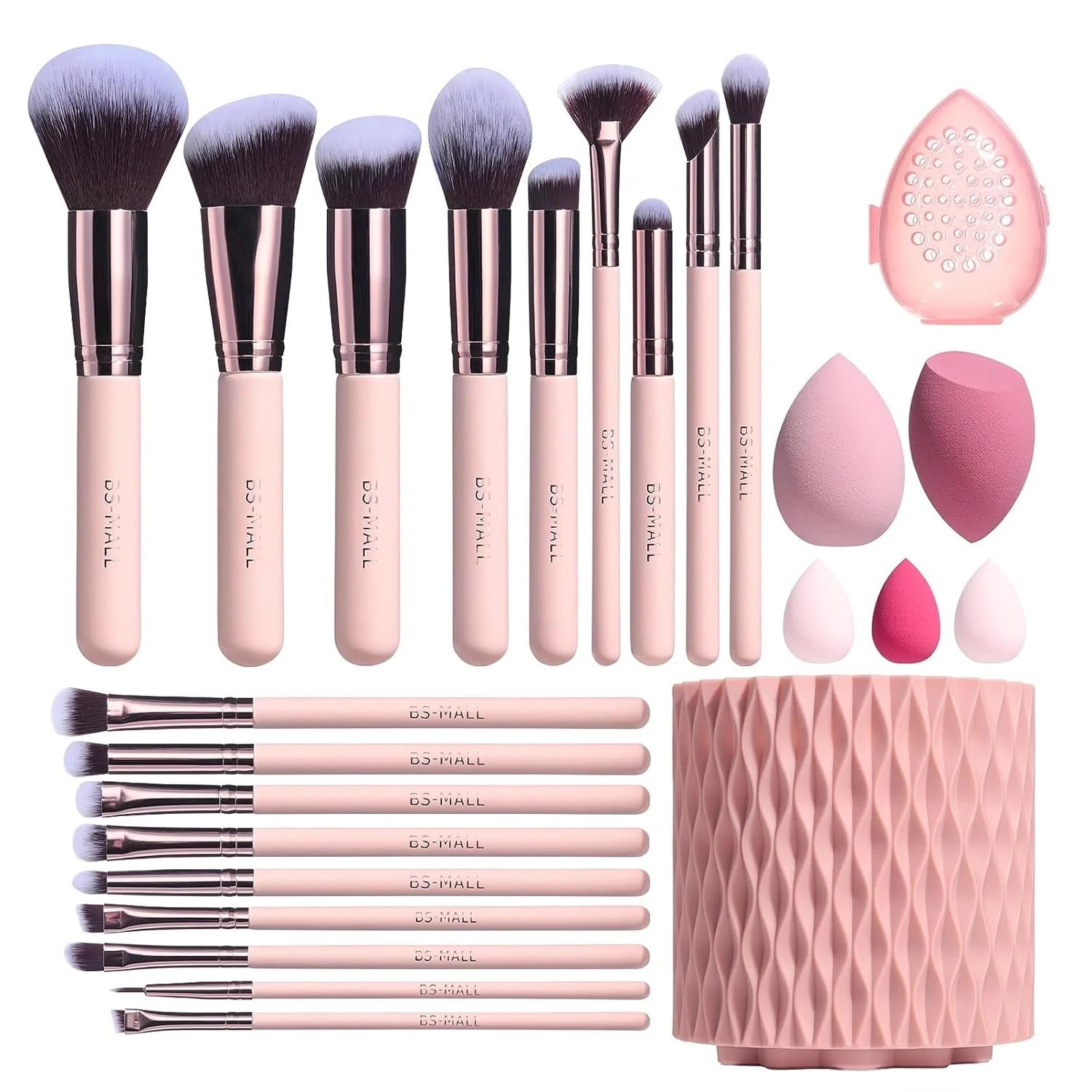 All in One Makeup Kit for Women, 10 Colors Eyeshadow Palette, Bb Cream Foundation, Blush, 5pcs Makeup Brushes, Eyeliner & Mascara, Eyebrow Pencil, Con