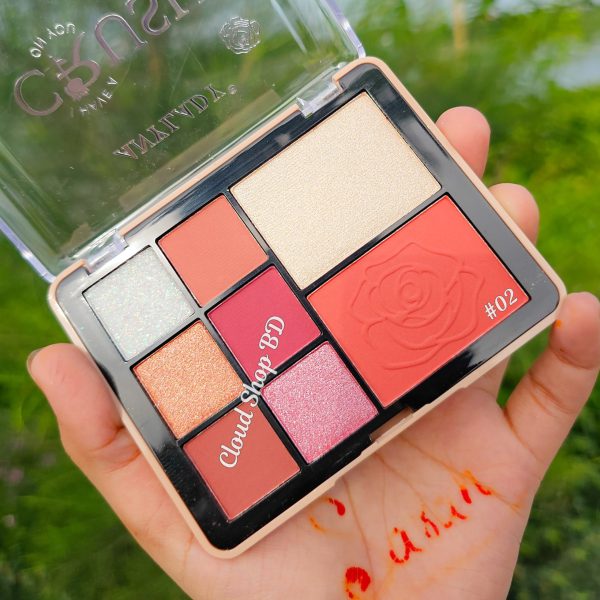 ANYLADY I Have Crush Eyeshadow,Highlighter & Blusher Palette - Image 3