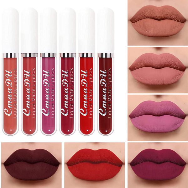 CmaaDu 6Pcs Liquid Matte Lipstick Set