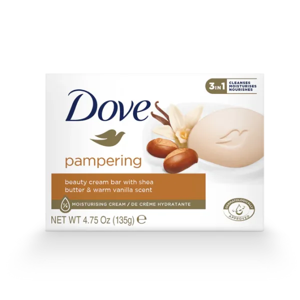 Dove Beauty Bar Soap Pampering Shea Butter