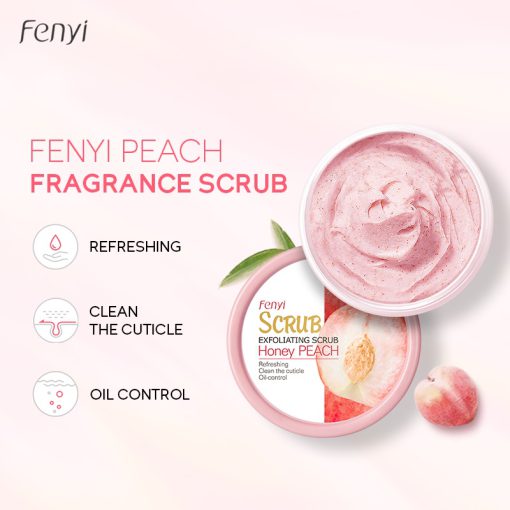 Fenyi Exfoliating Honey Peach Brightening Body Scrub - Image 2