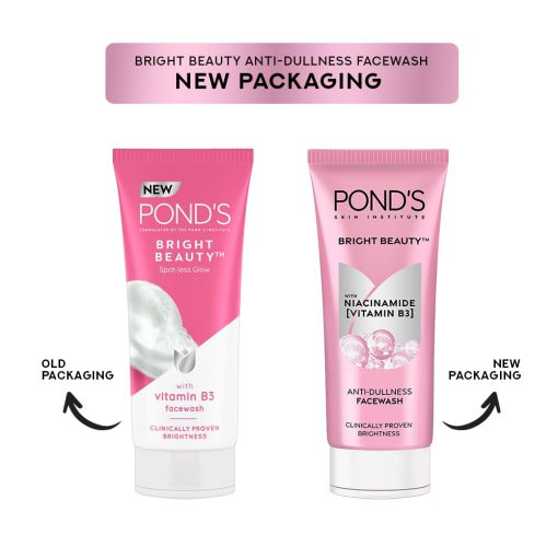 POND'S Bright Beauty Anti Dullness Face Wash with Niacinamide & Vitamin B3 - Image 2