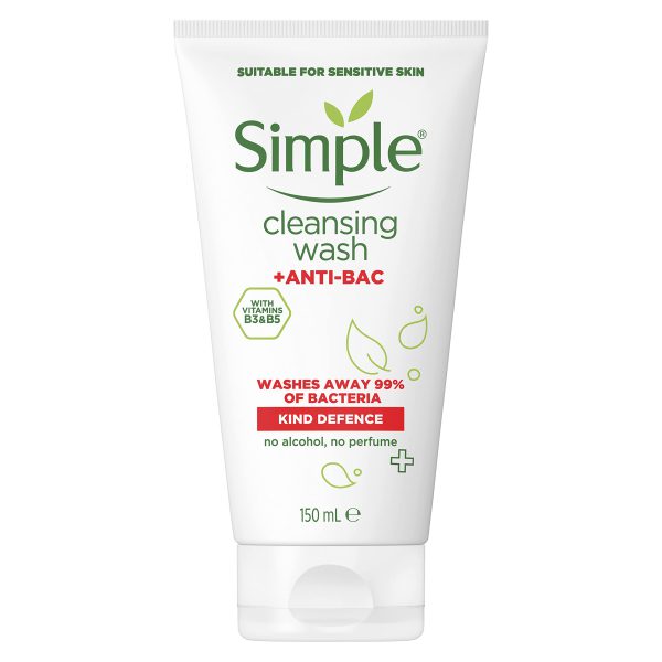 Simple Kind Defence +ANTI-BAC Cleansing Face Wash -150ml