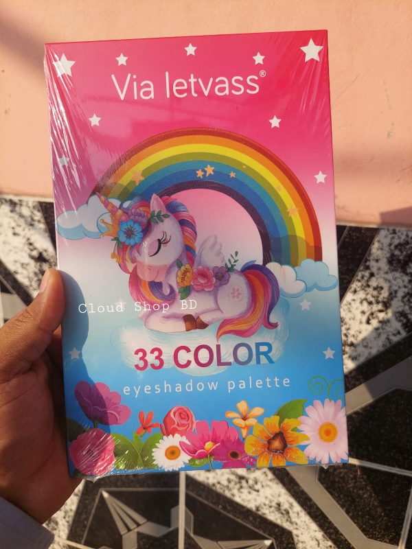 Via Letvass Unicorn  33 Color Eyeshadow Palette - Image 3