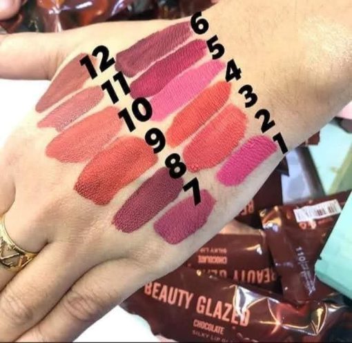 BEAUTY GLAZED Chocolate Lipstick - Image 4
