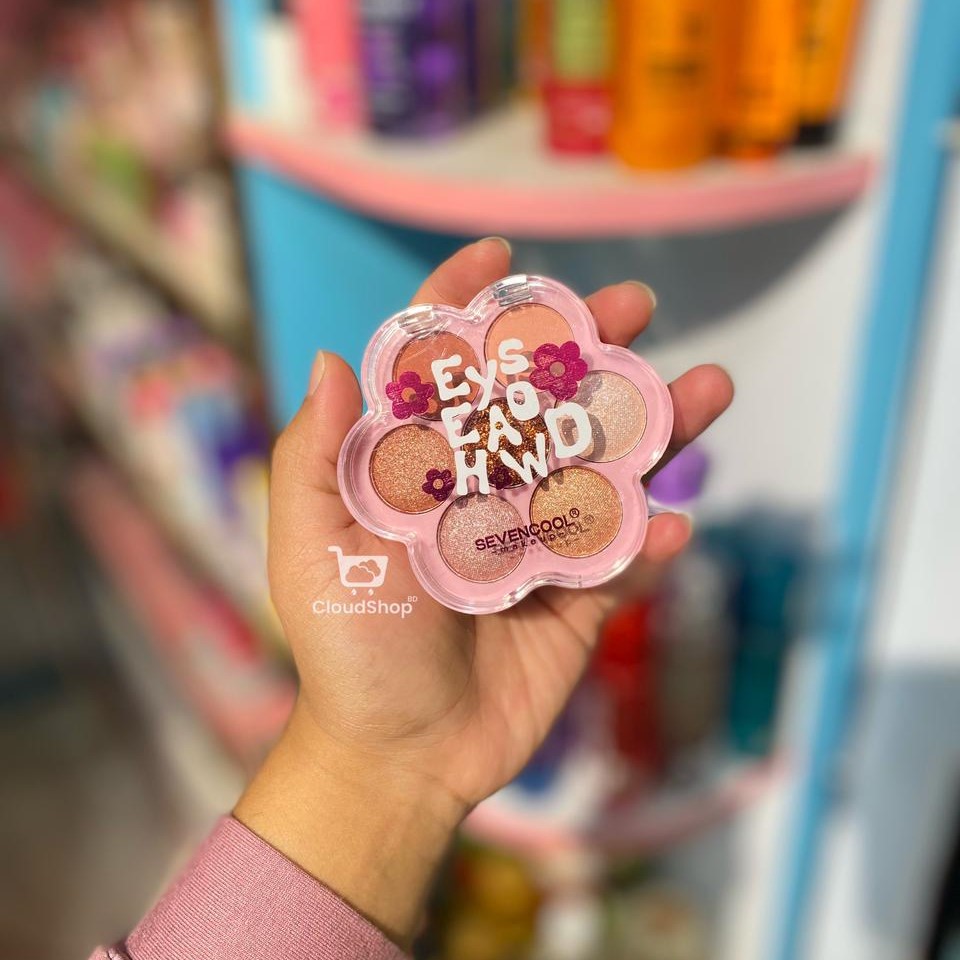 Sevencool Flower Eyeshadow Palette – 5 Shades