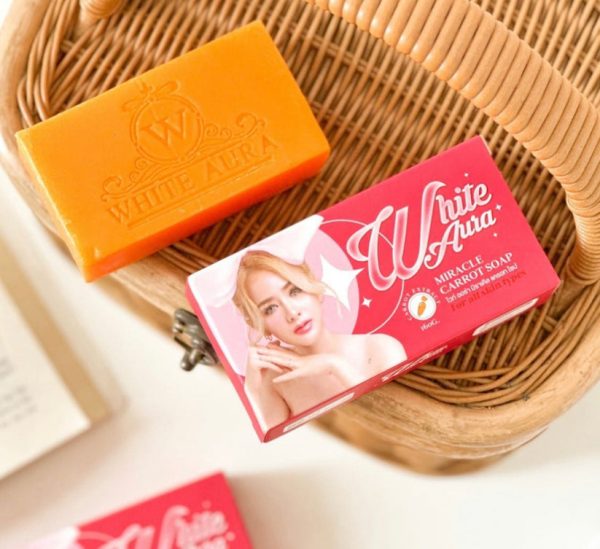 White Aura Miracle Carrot Soap - 160g