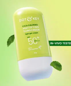 DOT & KEY Cica & Niacinamide Mattifying Sunscreen SPF 50+ (80g)