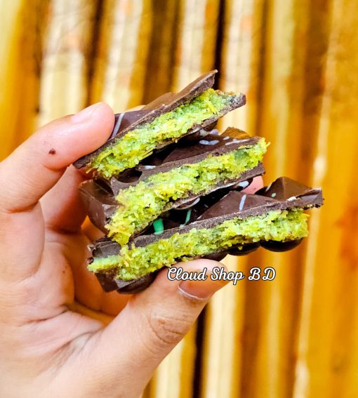 Dubai Kunafa Chocolate Bar Loaded with Real Pistachio - Image 5