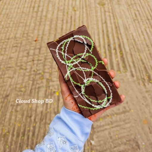 Dubai Kunafa Chocolate Bar Loaded with Real Pistachio - Image 2