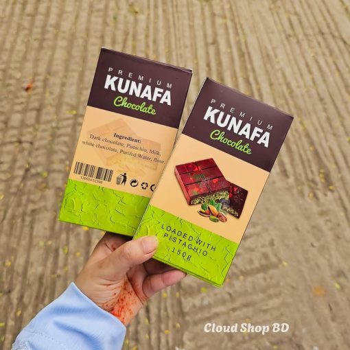Dubai Kunafa Chocolate Bar Loaded with Real Pistachio - Image 4