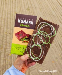 Dubai Kunafa Chocolate Bar Loaded with Real Pistachio