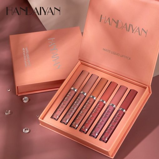 HANDAIYAN Matte Liquid Lipstick 6pcs Set