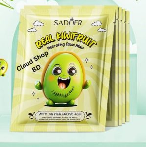 Sadoer Real Kiwifruit Hydrating Facial Sheet Mask Cloud Shop BD