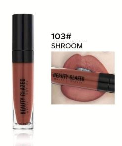 BEAUTY GLAZED Round Liquid Matte Lipstick - 103# Shroom