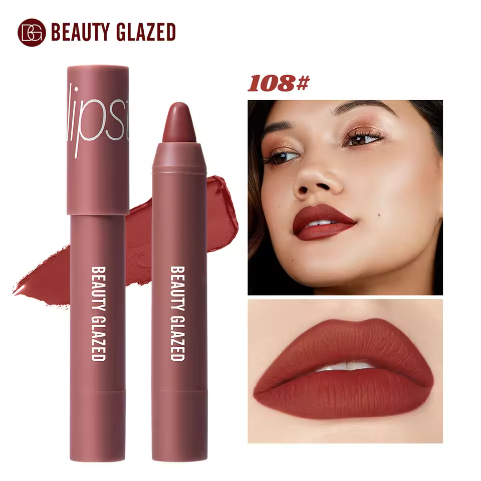 BEAUTY GLAZED Velvet Soft Mist Lipstick - 108#