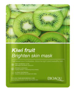 BIOAQUA Fruit Plant Extract Moisturizing Brighten Facial Sheet Mask - Kiwi Fruit
