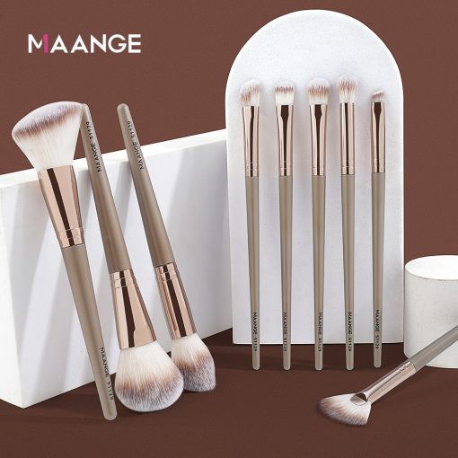 MAANGE 9pcs Makeup Brushes Set