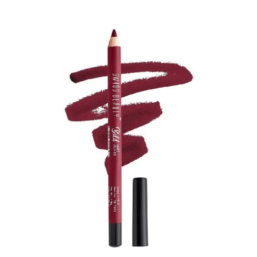 Swiss Beauty Bold Matt Lip Liner Bright Maroon -07