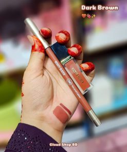 BEAUTY GLAZED 2 in 1 Lip Combo - Dark Brown
