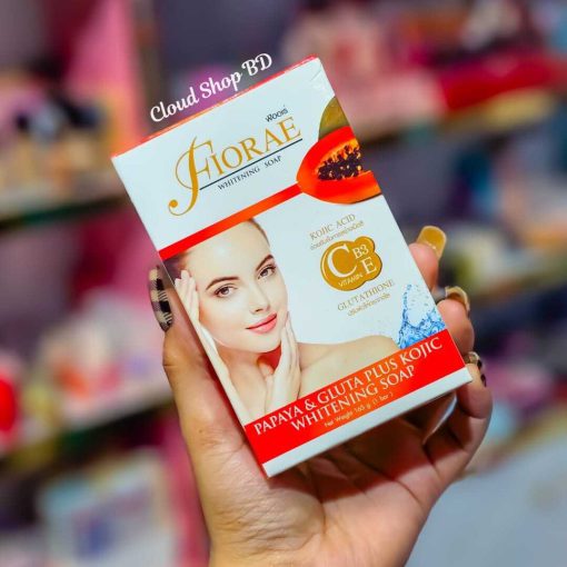 FIORAE Papaya & Gluta Plus Kojic Whitening Soap