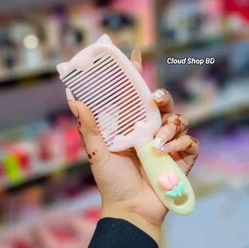 AISHU Portable & Thickened Flower Hair Brush - Image 2