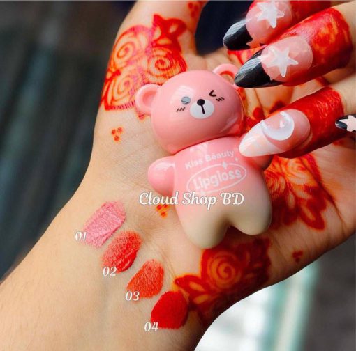 Kiss Beauty Cute Bear  Lip Gloss - Image 4