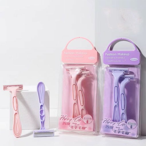 LMLTOP Comfort & Portable 2pcs Razor Set