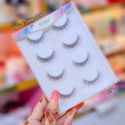 MAGEFY 4 Pairs of Natural Full False Eyelashes Set - Image 2