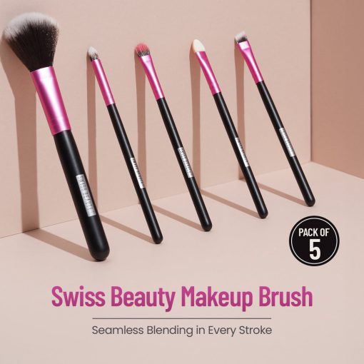 SWISS BEAUTY 5 Sticks Makeup Brushes - Image 2