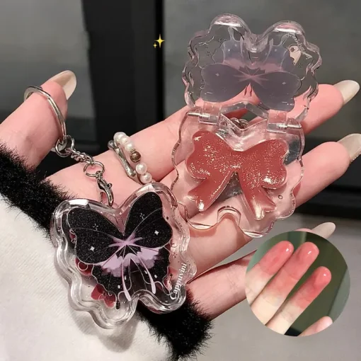 Cappuvini Lucky Butterfly Keychain Lip Gloss