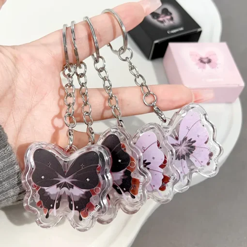 Cappuvini Lucky Butterfly Keychain Lip Gloss - Image 3