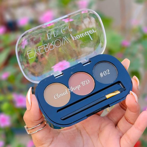 DoDo Girl 3 in 1 Eyebrow Powder with Brush - Image 2