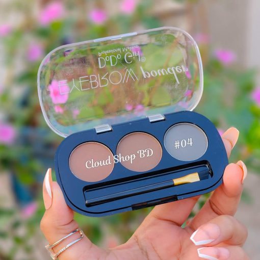 DoDo Girl 3 in 1 Eyebrow Powder with Brush - Image 3