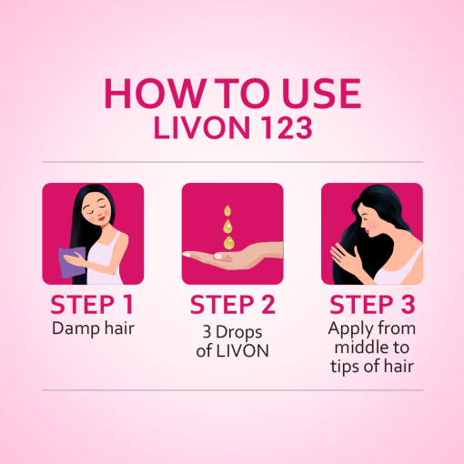 LIVON Anti Frizz Hair Serum - 100ml - Image 2