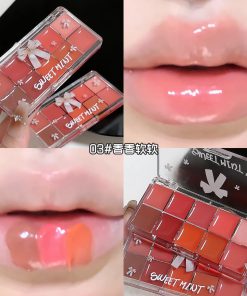 Sweet Mint 10 Colors Moisturizing Sweetheart Lip Palette - #03