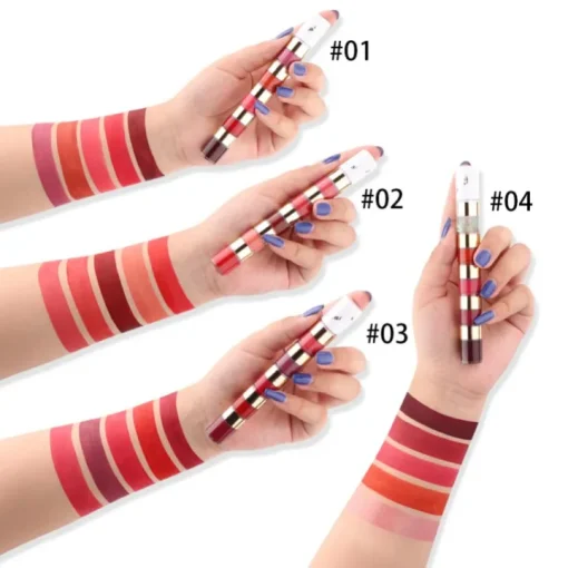 CMAADU 5 In 1 Matte Liquid Lipstick Set - Image 2