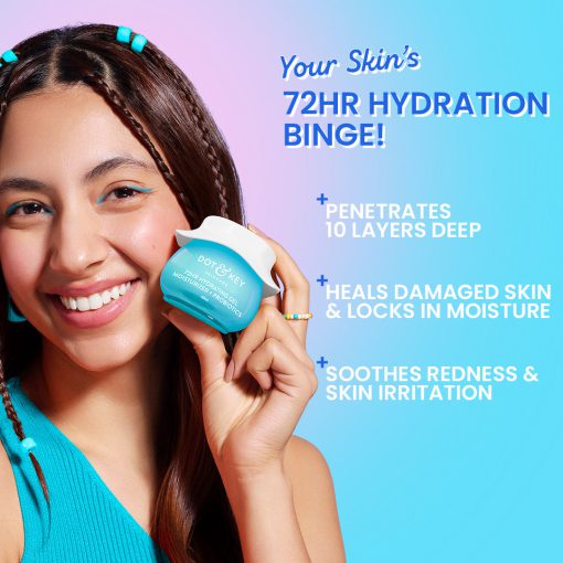 DOT & KEY 72Hr Hydrating Gel + Probiotics Moisturizer - 60ml - Image 4