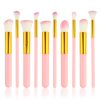 Kabuki 10Pcs Brush Set - Pink 