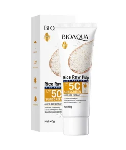BIAQUA Rice Raw Pulp Sunscreen with SPF 50+ PA+++ /40g