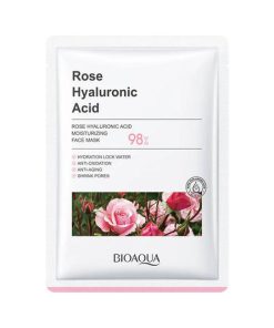 BIOAQUA Rose Hyaluronic Acid Moisturizing Face Sheet Mask